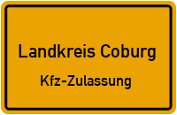 Zulassungstelle Landkreis Coburg